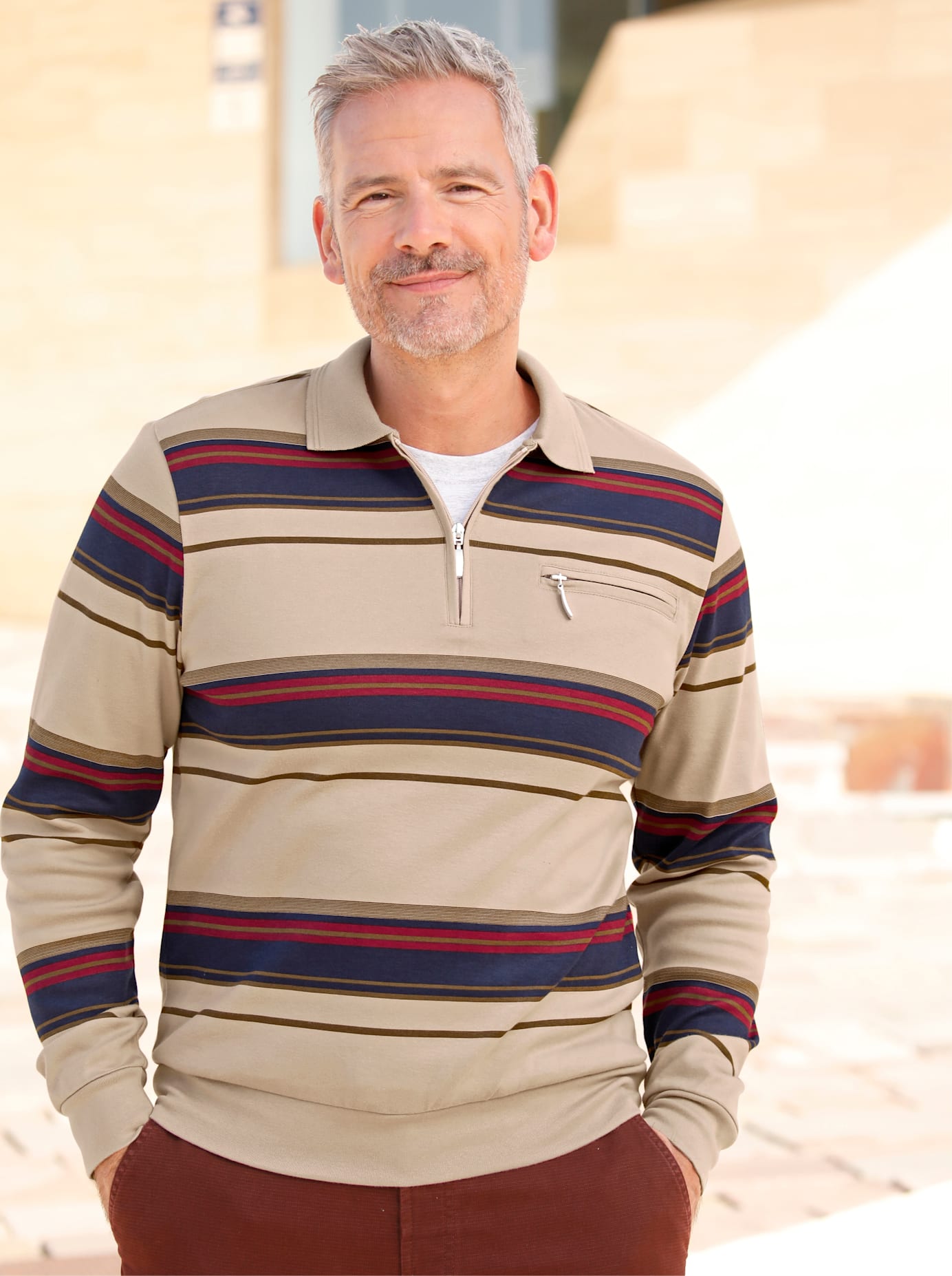 Marco Donati Poloshirt »Langarm-Shirt« Marco Donati Poloshirt »Langarm-Shirt« von marco donati