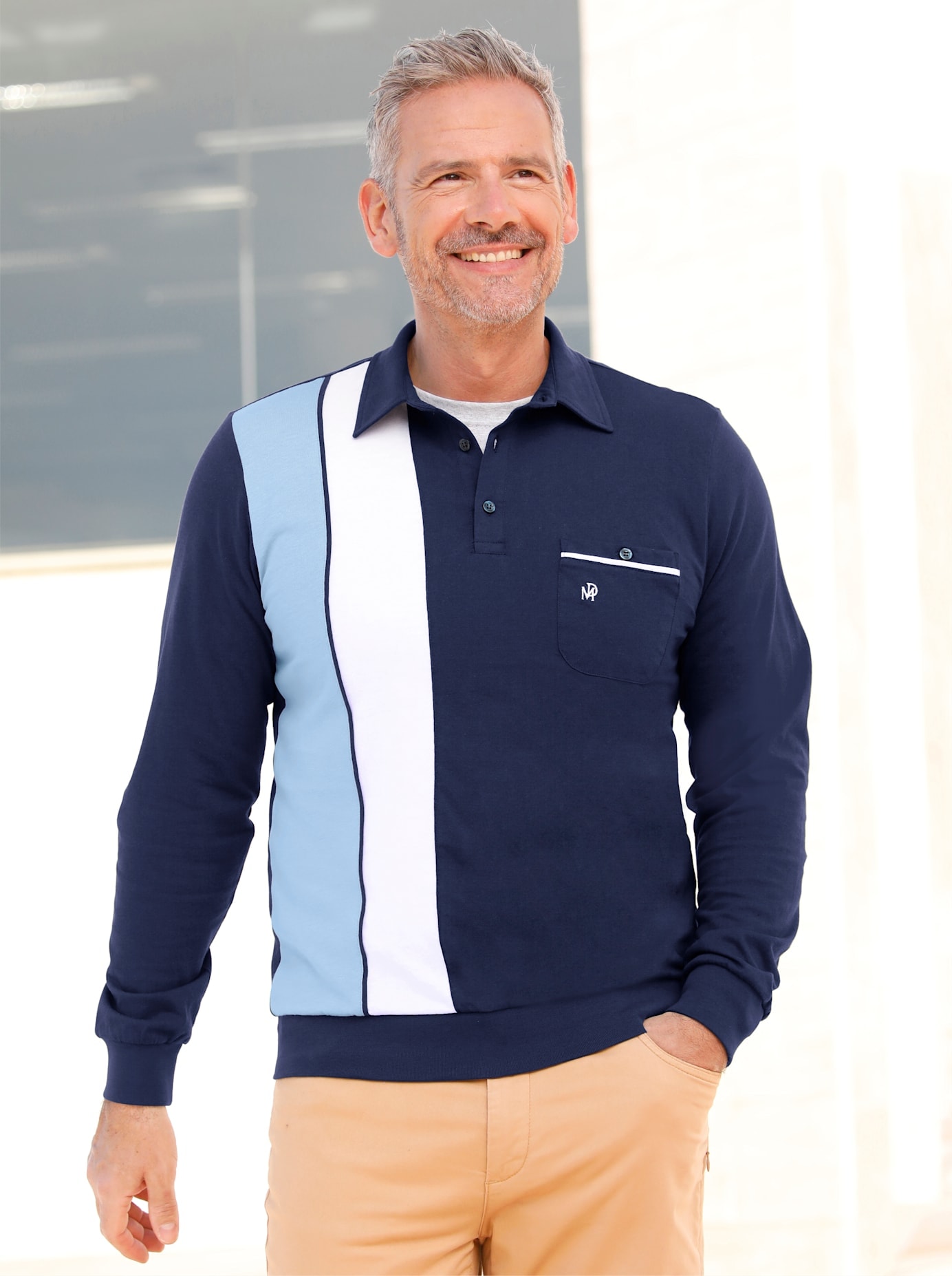 Marco Donati Poloshirt »Langarm-Shirt« Marco Donati Poloshirt »Langarm-Shirt« von marco donati
