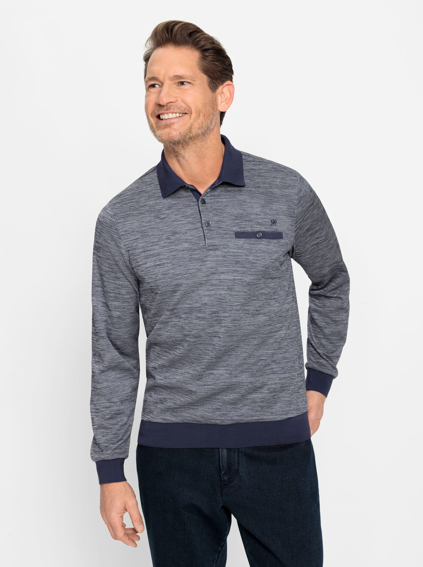 Marco Donati Poloshirt »Langarm-Shirt« Marco Donati Poloshirt »Langarm-Shirt« von marco donati
