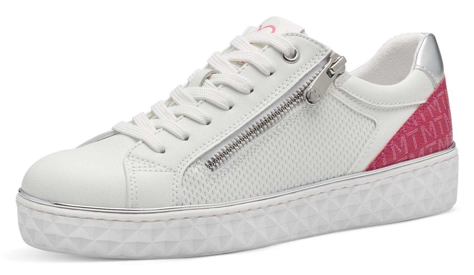 MARCO TOZZI Plateausneaker, Freizeitschuh, Halbschuh, Schnürschuh mit seitlichem Reissverschluss MARCO TOZZI Plateausneaker, Freizeitschuh, Halbschuh, Schnürschuh mit seitlichem Reissverschluss von marco tozzi