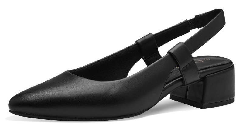 MARCO TOZZI Slingpumps, Abendschuh, Sommerschuh, Blockabsatz, in spitzer Form von marco tozzi