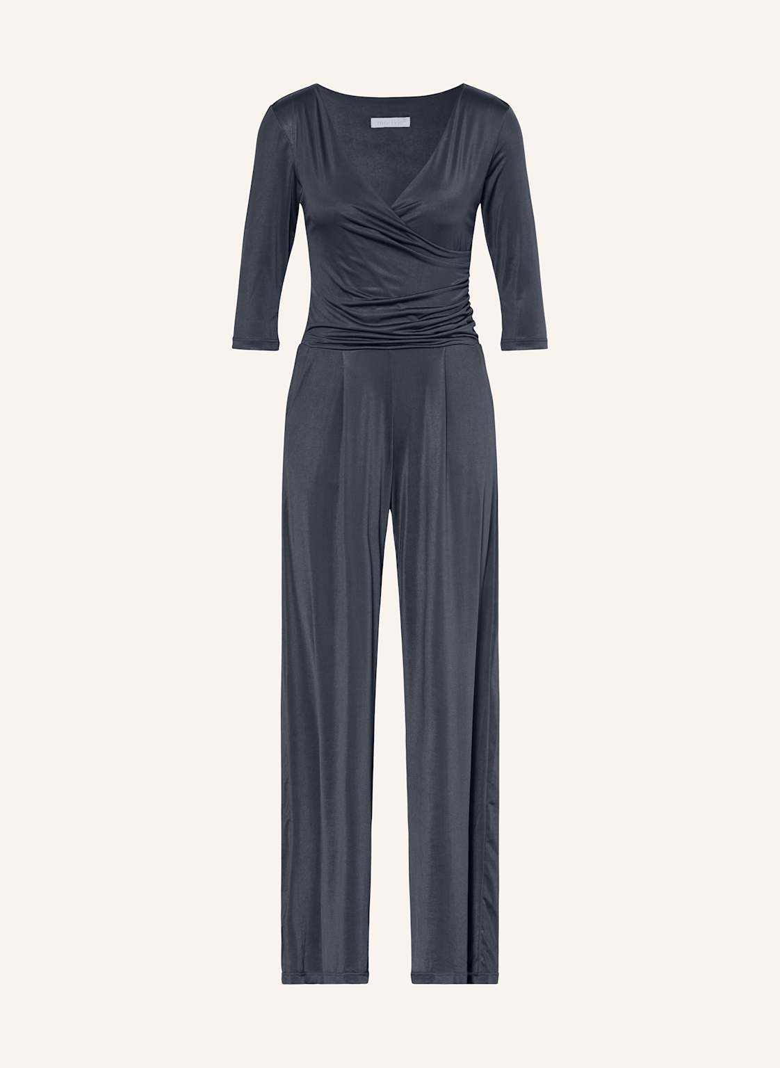 Marivie Jersey-Jumpsuit Jump In! Mit 3/4-Arm blau von marivie