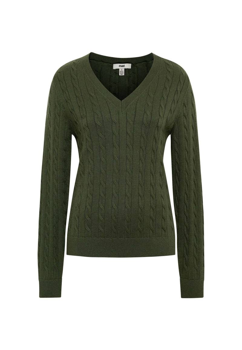 Mavi Strickpullover »Mavi Pullover V-Neck Sweater« von mavi