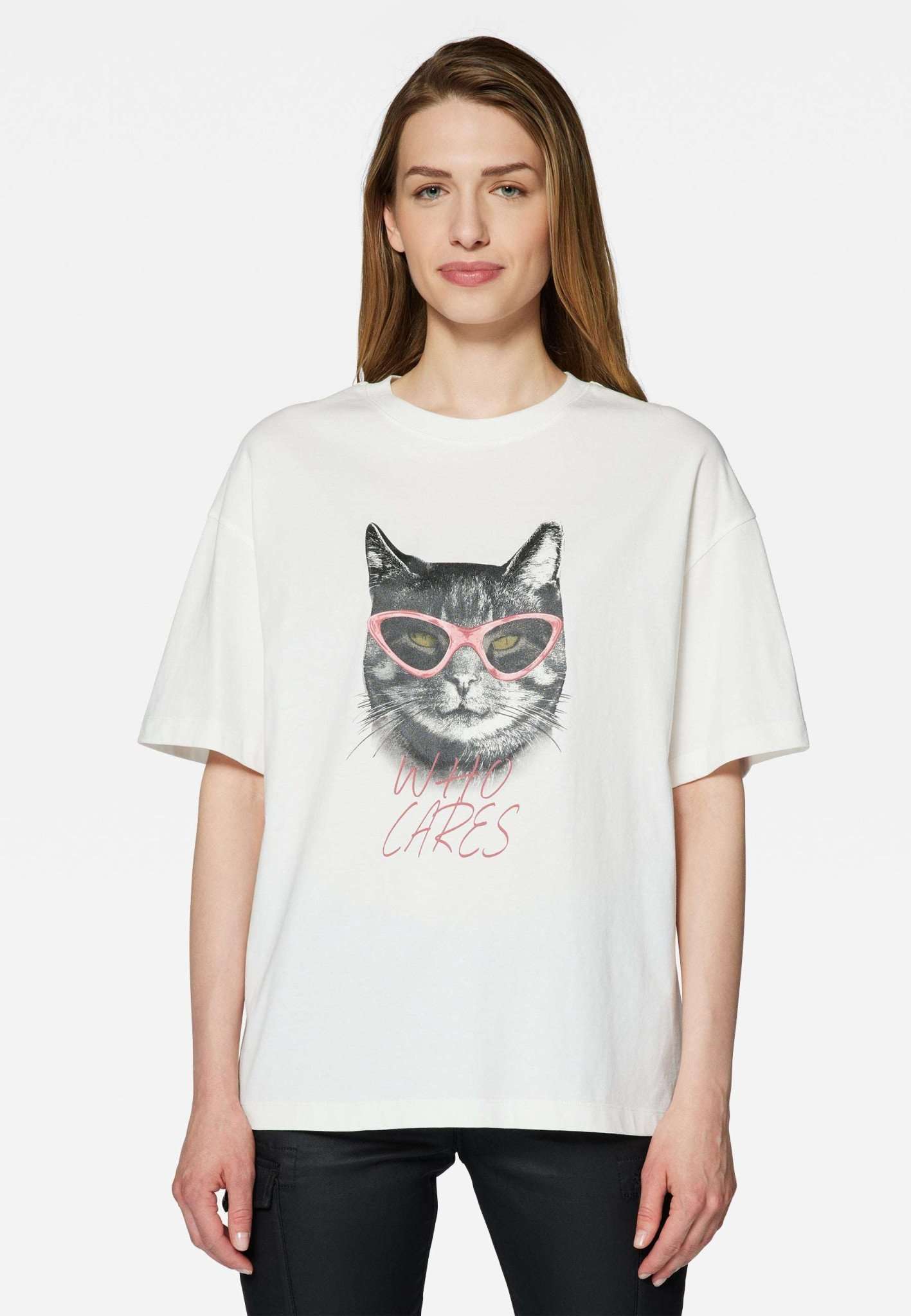 Mavi T-Shirt »Mavi T-Shirts Cat Print T-Shirt« von mavi