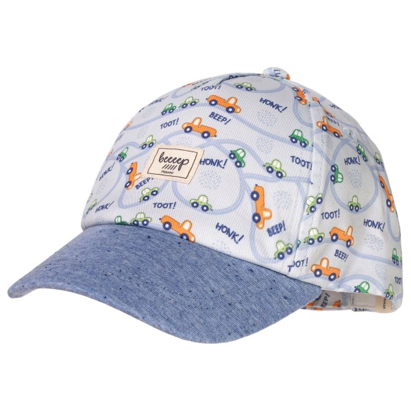 maximo - Baby Boy's Cap Cars mit Klettverschluß - Cap Gr 43-45 cm;47-49 cm grau von maximo