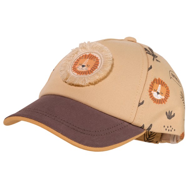 maximo - Baby Boy's Cap Lion Patch Waschoptik Klett - Cap Gr 43-45 cm;47-49 cm beige von maximo