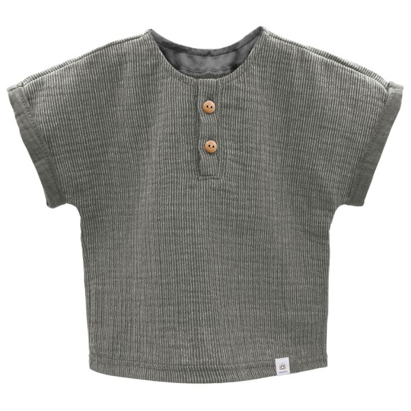 maximo - Baby Boy's Hemd - T-Shirt Gr 62;74;86 beige;blau;grau;grün maximo - Baby Boy's Hemd - T-Shirt Gr 62;74;86 beige;blau;grau;grün von maximo
