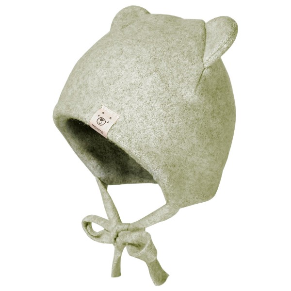 maximo - Baby-Mütze mit Öhrchen - Mütze Gr 43 cm beige;grau von maximo