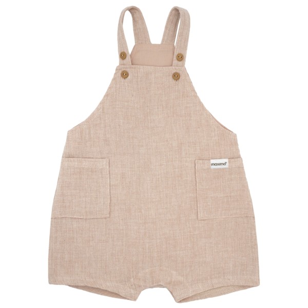 maximo - Baby's Latzshorts m. Taschen - Jumpsuit Gr 62 beige von maximo