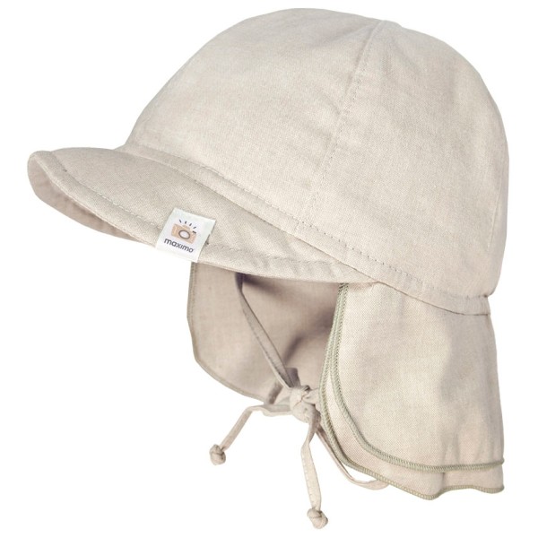 maximo - Baby's Schildmütze Futter Nackenschutz Bindeband - Hut Gr 47 cm beige maximo - Baby's Schildmütze Futter Nackenschutz Bindeband - Hut Gr 47 cm beige von maximo