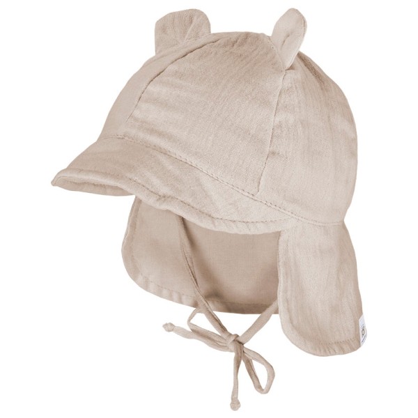 maximo - Baby's Schildmütze m. Ohren u. Nackenschutz - Cap Gr 39 cm beige von maximo