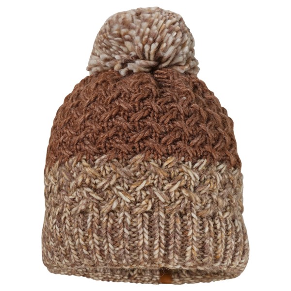 maximo - Boy-Mütze mit Pompon und Vollfutter - Mütze Gr 55 cm braun maximo - Boy-Mütze mit Pompon und Vollfutter - Mütze Gr 55 cm braun von maximo