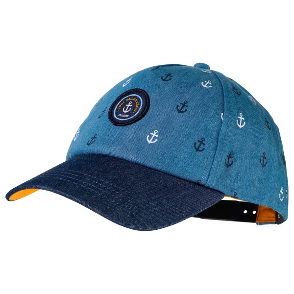 maximo - Boy's Cap Maritime Snap Back - Cap Gr 55-57 cm blau von maximo