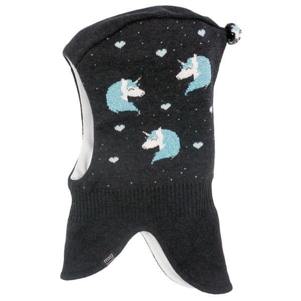 maximo - Girl-Schlupfmütze Jacquard Einhorn - Mütze Gr 53 cm schwarz maximo - Girl-Schlupfmütze Jacquard Einhorn - Mütze Gr 53 cm schwarz von maximo