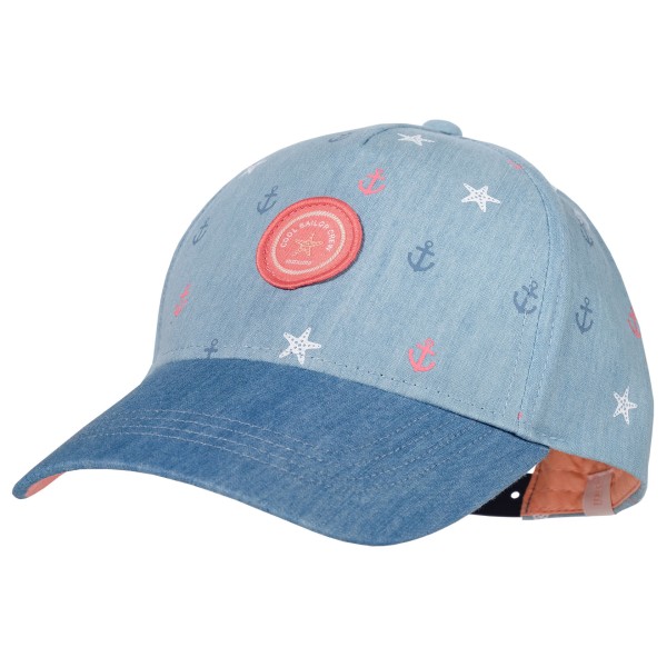 maximo - Girl's Cap Maritime Snap Back - Cap Gr 55-57 cm blau von maximo