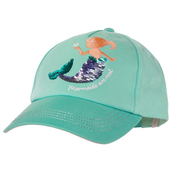 maximo - Girl's Cap Mermaid Metallverschluß - Cap Gr 51-53 cm;55-57 cm türkis von maximo