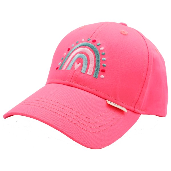 maximo - Girl's Cap Rainbow Klettverschluß - Cap Gr 47-49 cm;51-53 cm;55-57 cm rosa;rot von maximo