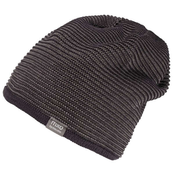 maximo - Kid's Beanie Middle - Mütze Gr 51 cm grau von maximo