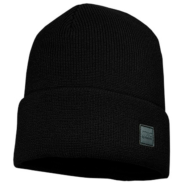 maximo - Kid's Beanie mit Umschlag - Mütze Gr 51 cm schwarz von maximo