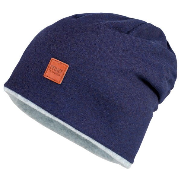 maximo - Kid's Beanie short reversible - Mütze Gr 49 cm blau von maximo