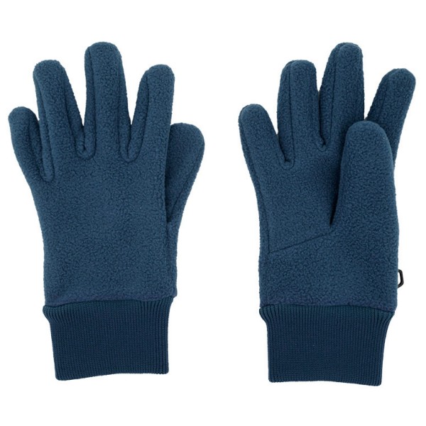 maximo - Kid's Fingerhandschuhe Fleece mit Strickbündchen - Handschuhe Gr 2 blau von maximo