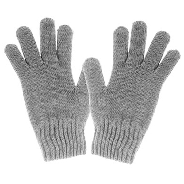 maximo - Kid's Maxi-Fingerhandschuh - Handschuhe Gr 4 grau von maximo