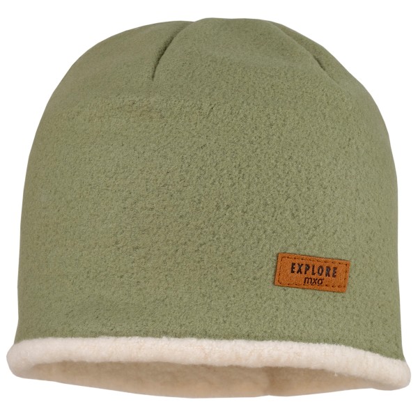 maximo - Kid's Mini-Beanie Baumwollfleece mit Teddyfutter - Mütze Gr 49 cm oliv maximo - Kid's Mini-Beanie Baumwollfleece mit Teddyfutter - Mütze Gr 49 cm oliv von maximo