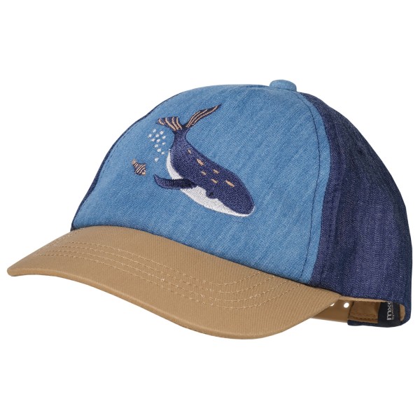 maximo - Kid's Mini Boy Cap Whale Snap Back - Cap Gr 47-49 cm;51-53 cm blau von maximo