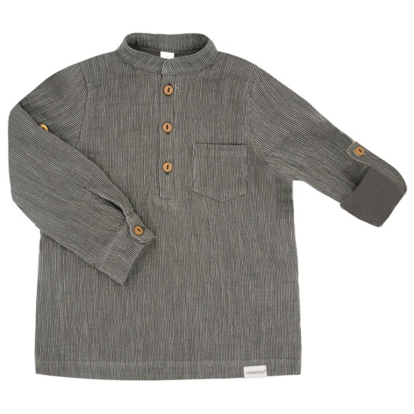 maximo - Kid's Mini Boy Hemd L/S - Longsleeve Gr 110;122;98 braun;grün/türkis;rosa maximo - Kid's Mini Boy Hemd L/S - Longsleeve Gr 110;122;98 braun;grün/türkis;rosa von maximo