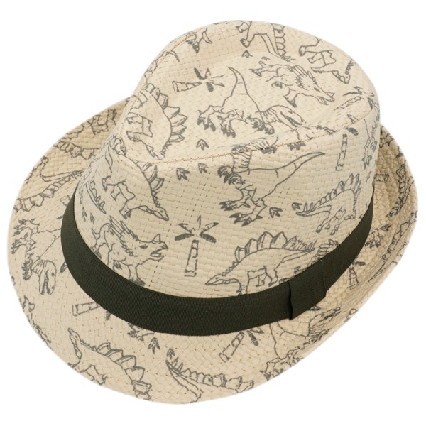 maximo - Kid's Mini Boy Trilby Dino - Hut Gr 47 cm;49 cm beige von maximo