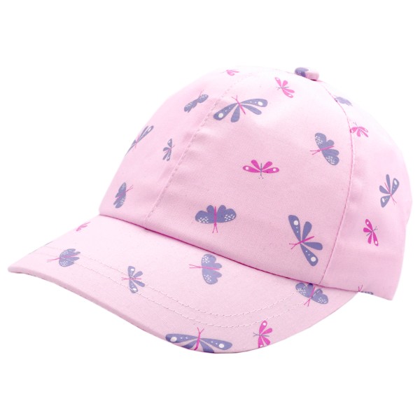 maximo - Kid's Mini Girl Cap Butterfly Futter Klett - Cap Gr 47-49 cm;51-53 cm rosa von maximo