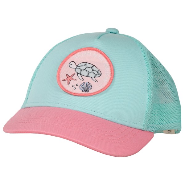 maximo - Kid's Mini Girl Cap Turtle Snap-Back - Cap Gr 47-49 cm rosa von maximo