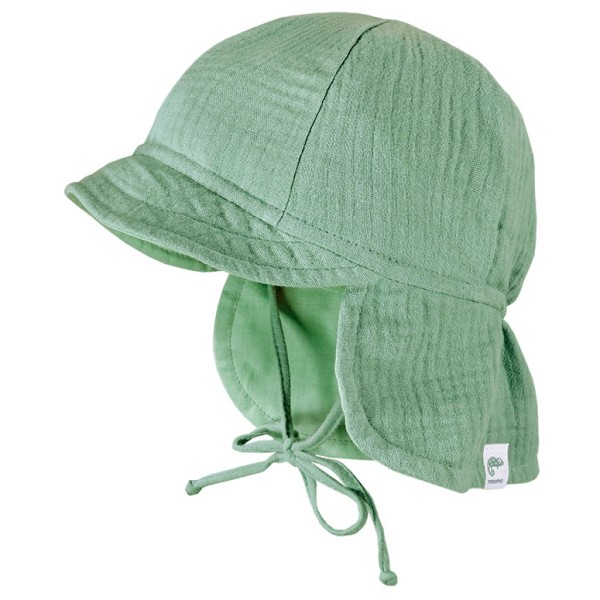 maximo - Kid's Mini Schildmütze Musselin - Cap Gr 45 cm türkis von maximo