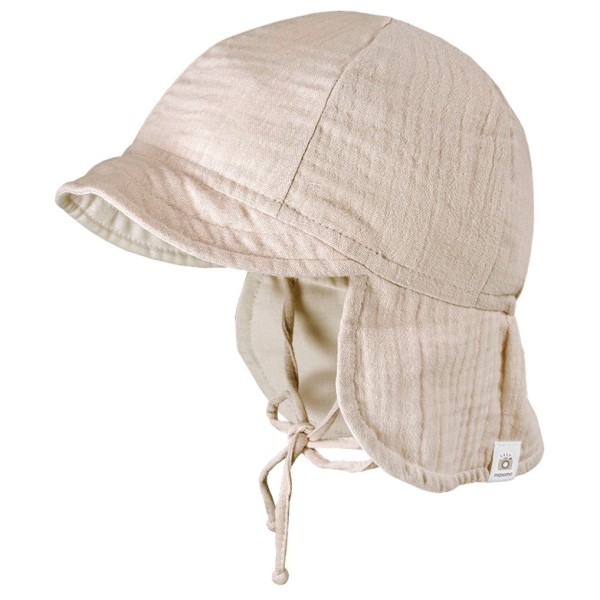 maximo - Kid's Mini Schildmütze Musselin - Cap Gr 51 cm beige von maximo