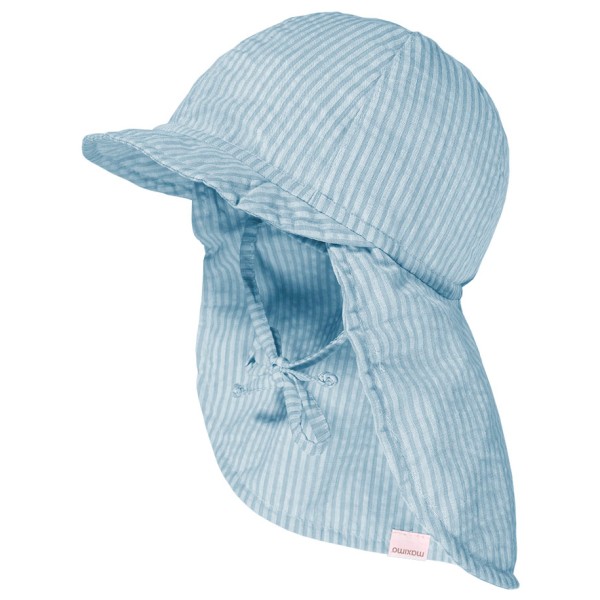 maximo - Kid's Mini Schildmütze Streifen - Cap Gr 45 cm;47 cm;49 cm;53 cm grau;rosa von maximo