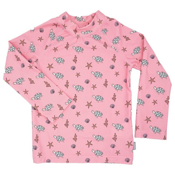 maximo - Kid's Mini Shirt L/S Badestoff Bedruckt UV 50 - Lycra Gr 86/92 rosa von maximo
