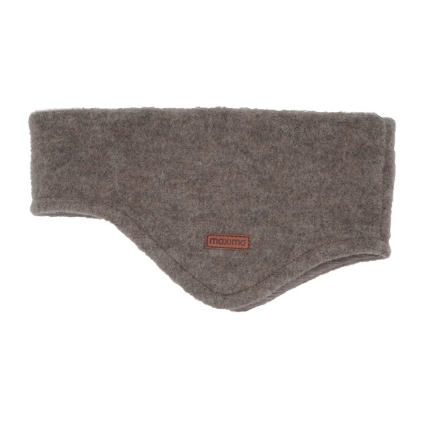 maximo - Kid's Mini-Stirnband ausgenäht Wollfleece - Stirnband Gr 47 cm grau von maximo