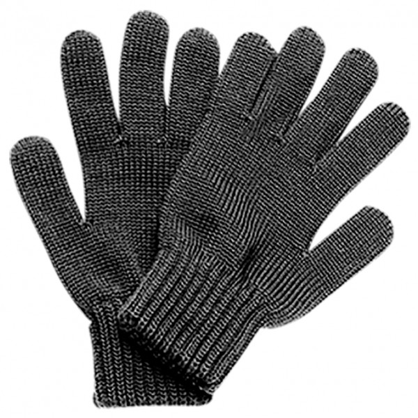 maximo - Kid's Will-Fingerhandschuh - Handschuhe Gr 4 grau/schwarz von maximo