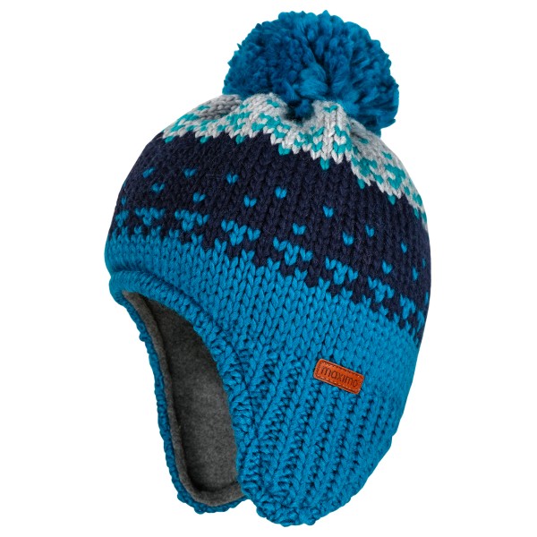 maximo - Mini-Inkamütze Farbwechsel mit Pompon und Futter - Mütze Gr 49 cm blau maximo - Mini-Inkamütze Farbwechsel mit Pompon und Futter - Mütze Gr 49 cm blau von maximo