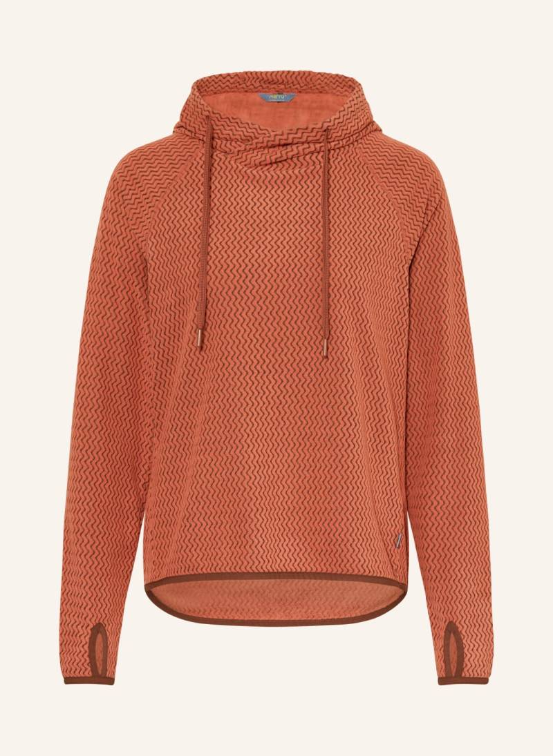 Me°Ru' Fleece-Hoodie Calais rot von me°ru'