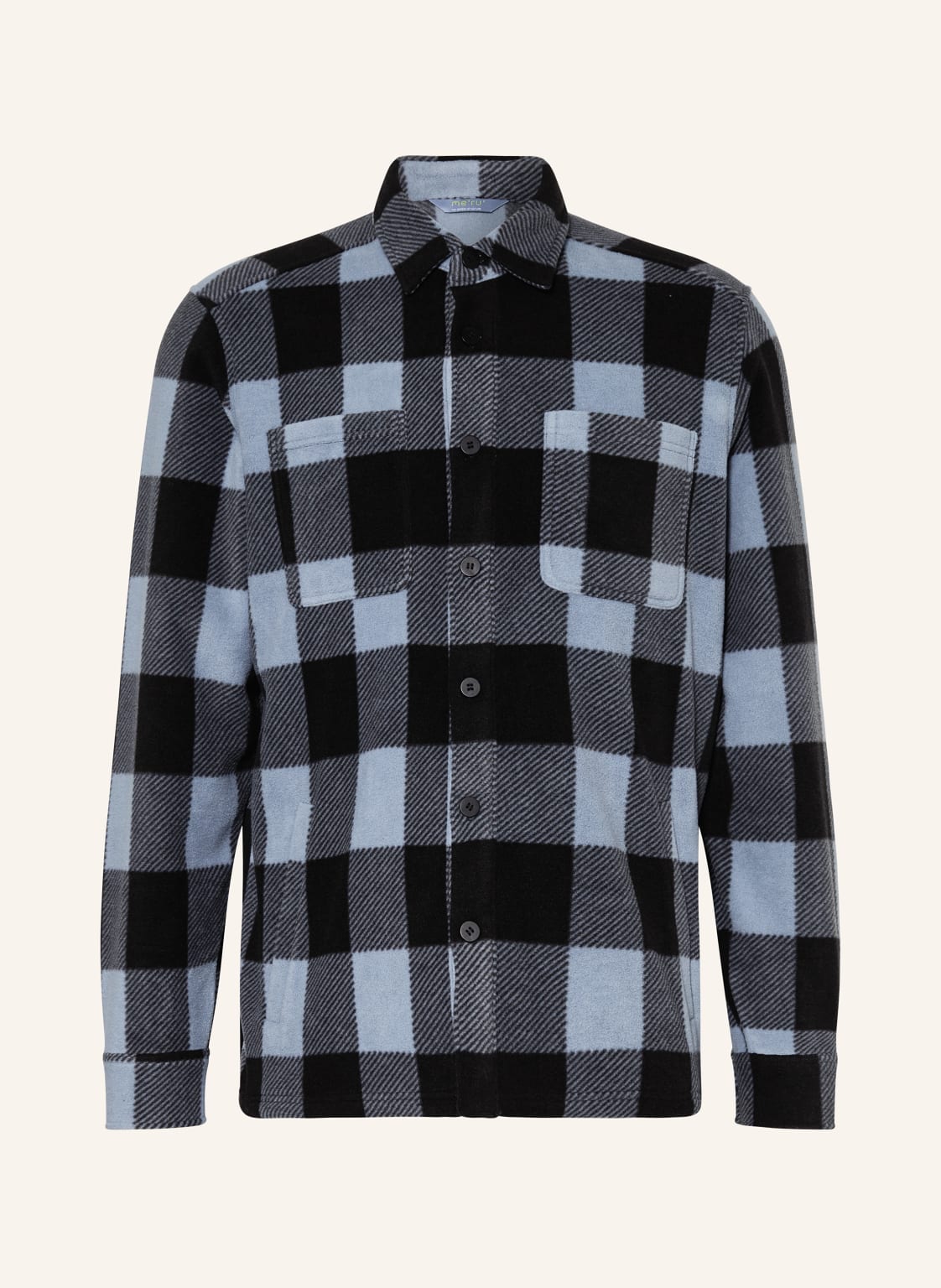 Me°Ru' Fleece-Overshirt Pessac blau Me°Ru' Fleece-Overshirt Pessac blau von me°ru'