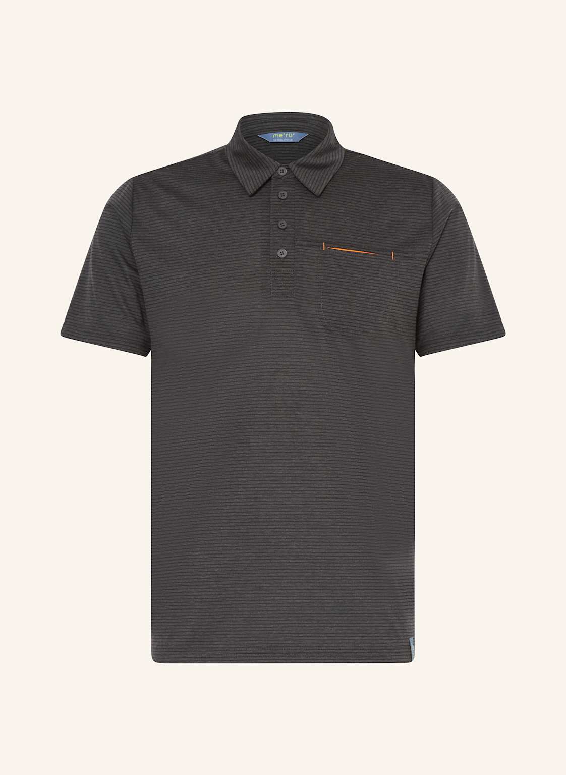 Me°Ru' Funktions-Poloshirt Rundu schwarz Me°Ru' Funktions-Poloshirt Rundu schwarz von me°ru'