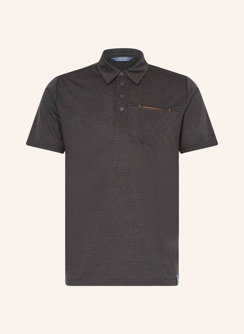 Me°Ru' Funktions-Poloshirt Rundu schwarz von me°ru'