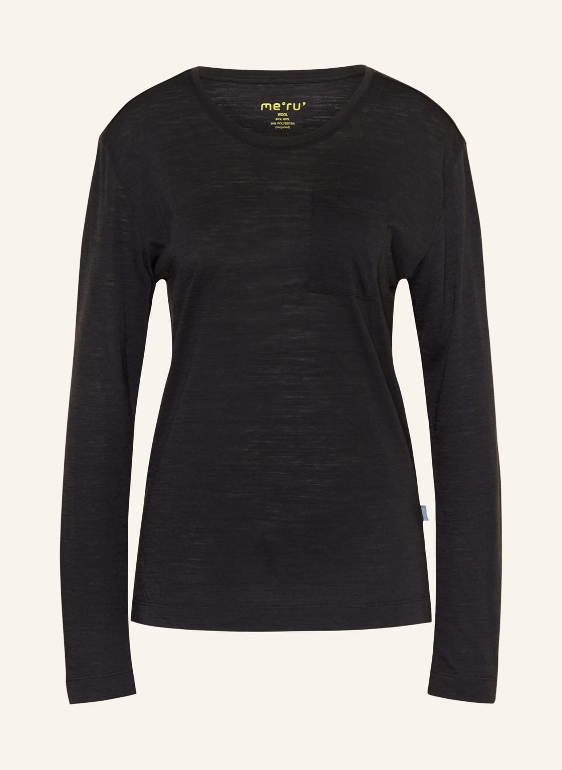 Me°Ru' Longsleeve Vaxholm schwarz Me°Ru' Longsleeve Vaxholm schwarz von me°ru'