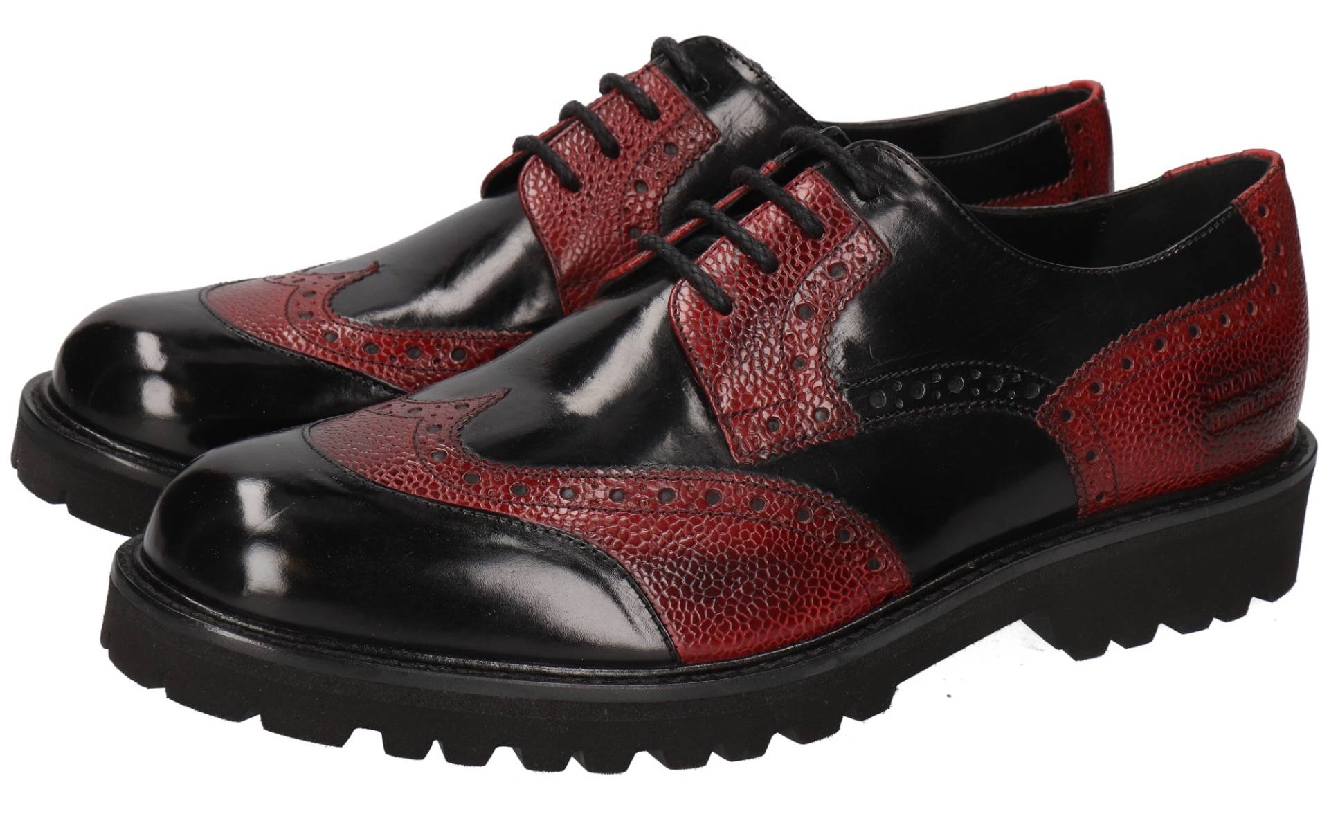 Melvin & Hamilton Budapester »Pierce 30 - vegetabil gegerbt«, Brogue, Budapester, Business Schuh mit Chunky Sohle von melvin & hamilton