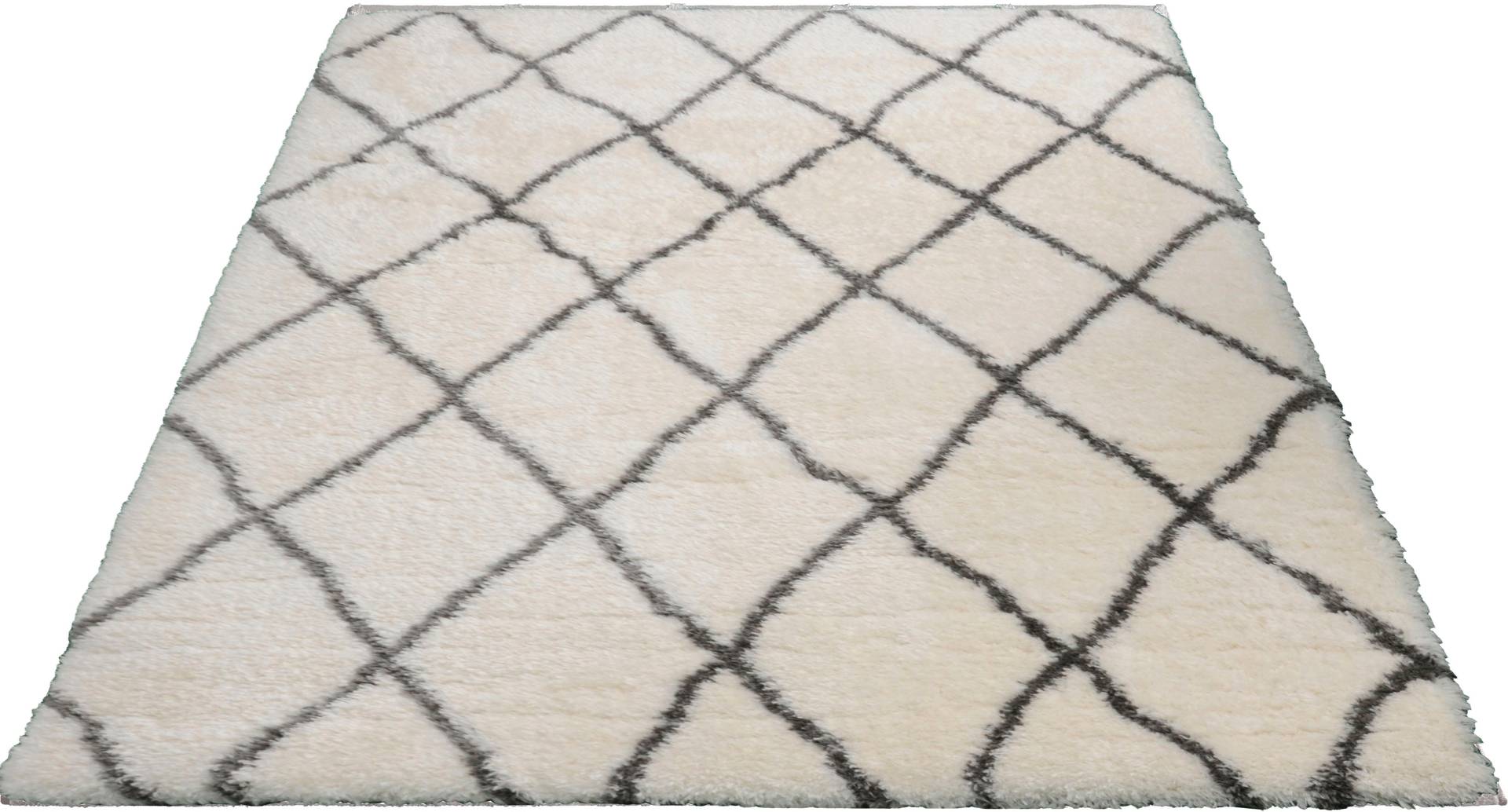 merinos Hochflor-Teppich »Floki 80075«, rechteckig, 70 mm Höhe, besonders weich durch Microfaser, Wohnzimmer merinos Hochflor-Teppich »Floki 80075«, rechteckig, 70 mm Höhe, besonders weich durch Microfaser, Wohnzimmer von merinos