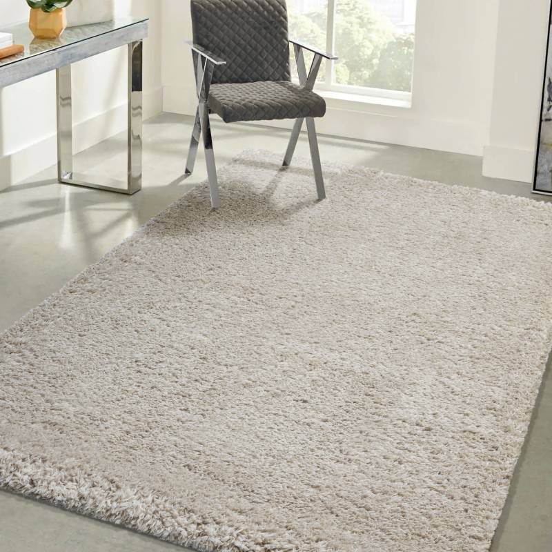 merinos Hochflor-Teppich »Recycle Floki 961«, rechteckig, 50 mm Höhe, Shaggy aus recyceltem Polyester, nachhaltig, meliert, Wohnzimmer von merinos