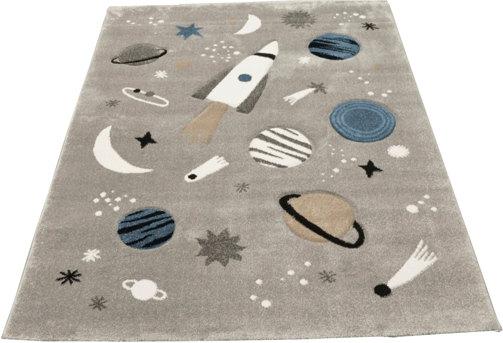 merinos Kinderteppich »Indigo Kids 22611«, rechteckig, 18 mm Höhe, Motiv Weltall merinos Kinderteppich »Indigo Kids 22611«, rechteckig, 18 mm Höhe, Motiv Weltall von merinos