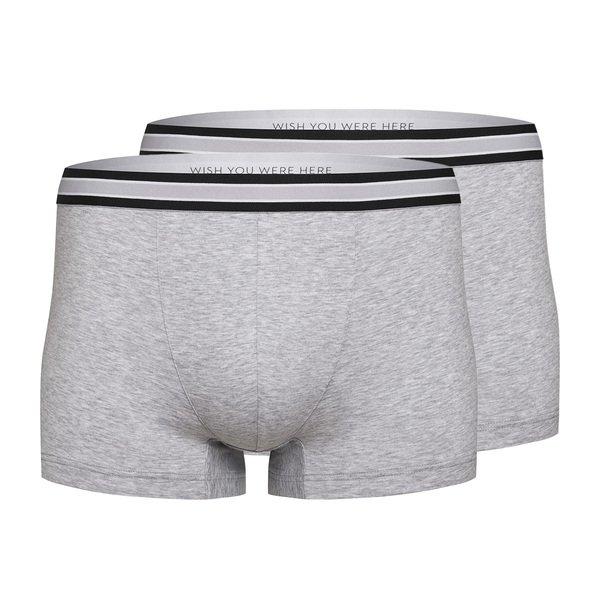 2er Pack Re:think - Retro Short Pant Herren Grau XL von mey