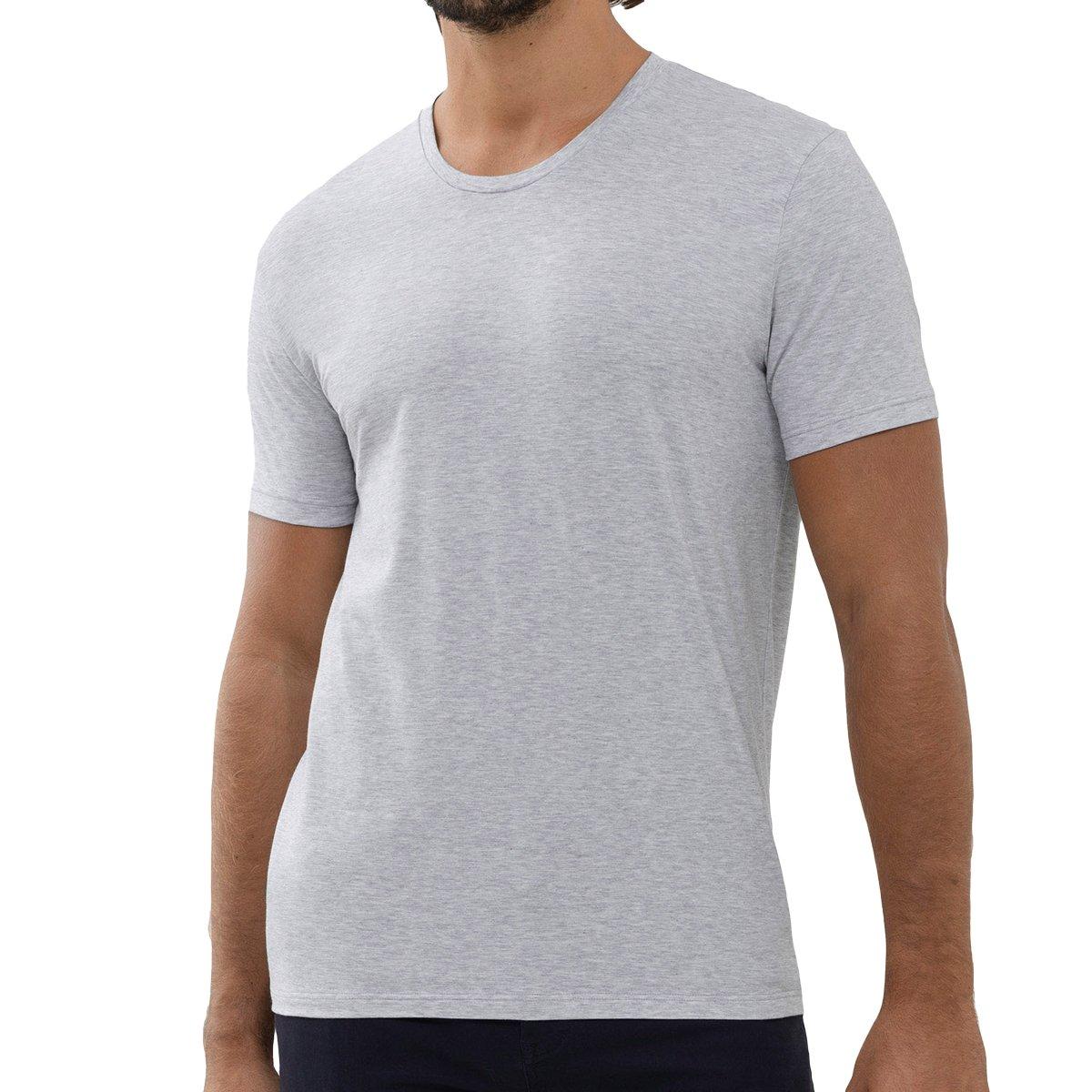 Dry Cotton - Unterhemd Shirt Kurzarm Herren Grau L von mey